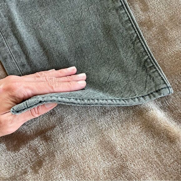 Levi Strauss & Co. Men's Gray Jeans Yellow Backing Button Fly Size 34/34 - Picture 6 of 12